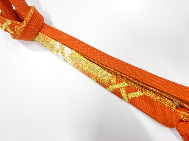 正絹　手組帯締め